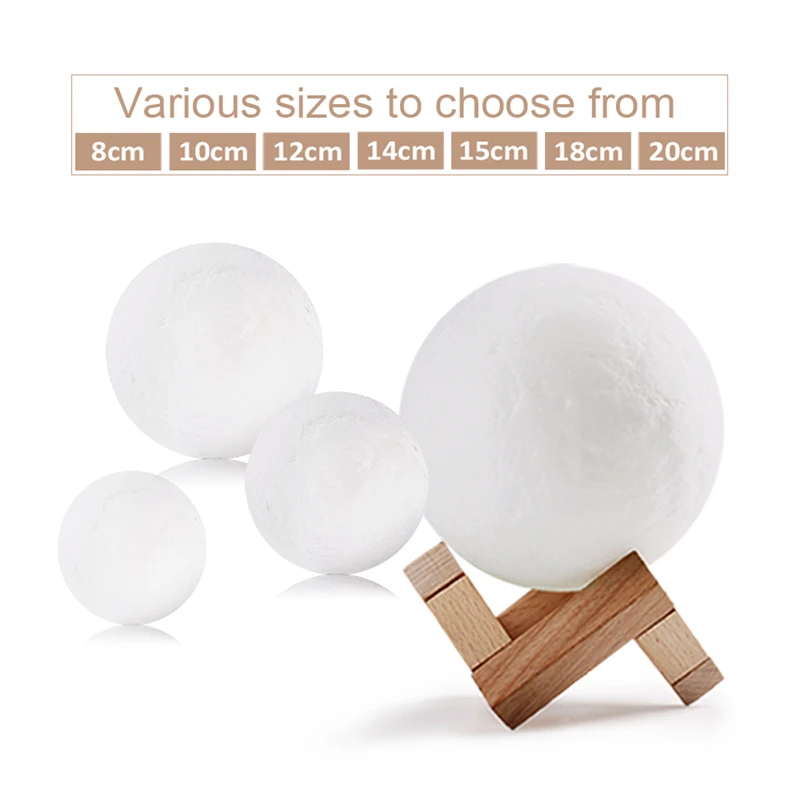 3D Print Moon Lamp (2)