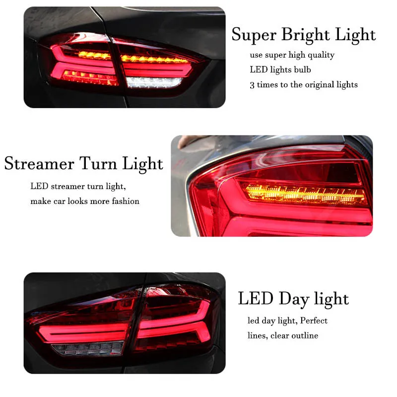 Задний габаритный фонарь автомобиля для Chevrolet Cruze лампы для фар задний фонарь Авто поворота+ Реверсивный+ туман+ тормозные огни в сборе в автомобиле