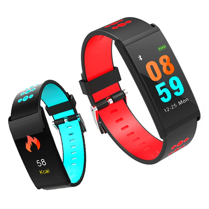 

Smart Watch Blood Pressure Oxygen Fitness Bracelet Heart Rate Monitor Waterproof Alarm Clock Bluetooth Wristband