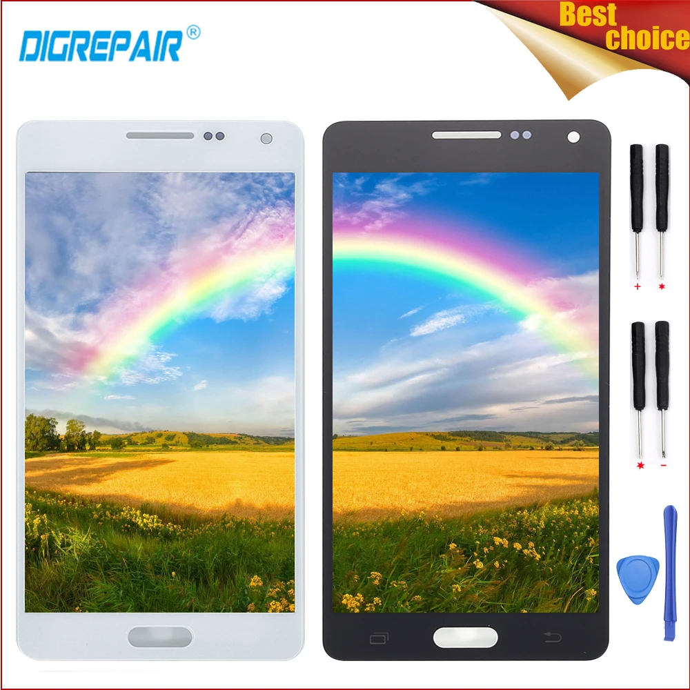 

a5 sm-a500f display For Samsung Galaxy A5 SM-A500F Smartphone LCD Display Touch Screen Digitizer For Samsung a5 sm-a500f display