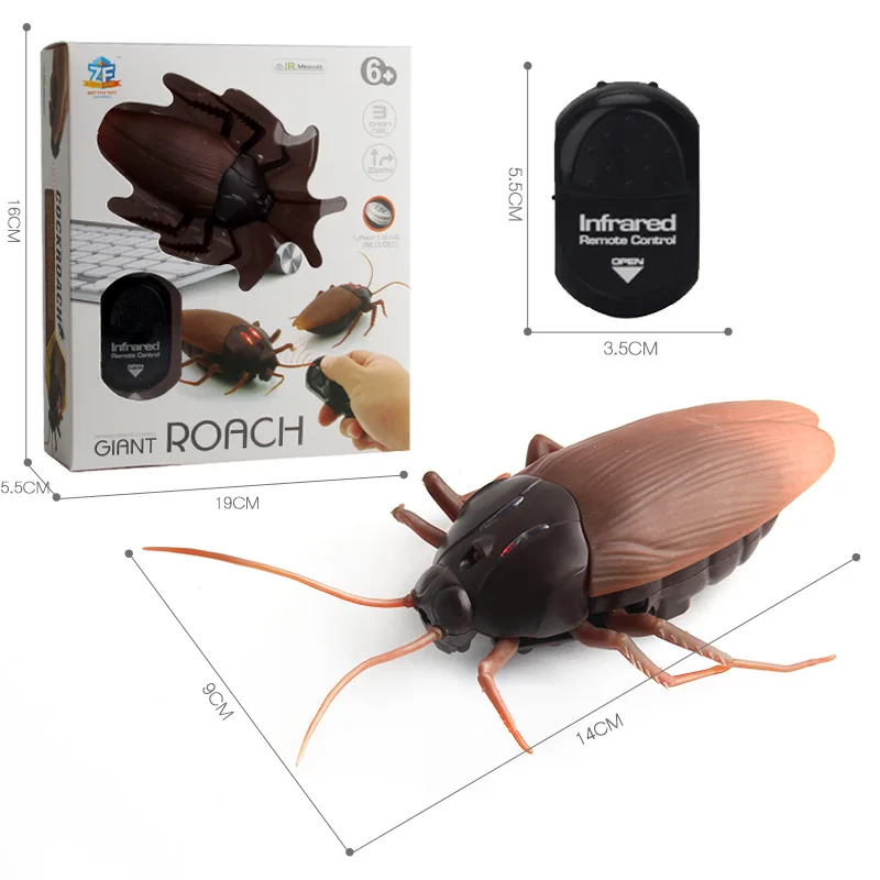 realistic fake remote control cockroach