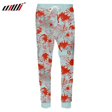 UJWI белый свитер 3D принт красный паутина Брюки пара Прекрасные брюки унисекс уличная забавная крутая Новая мода Britches Повседневная