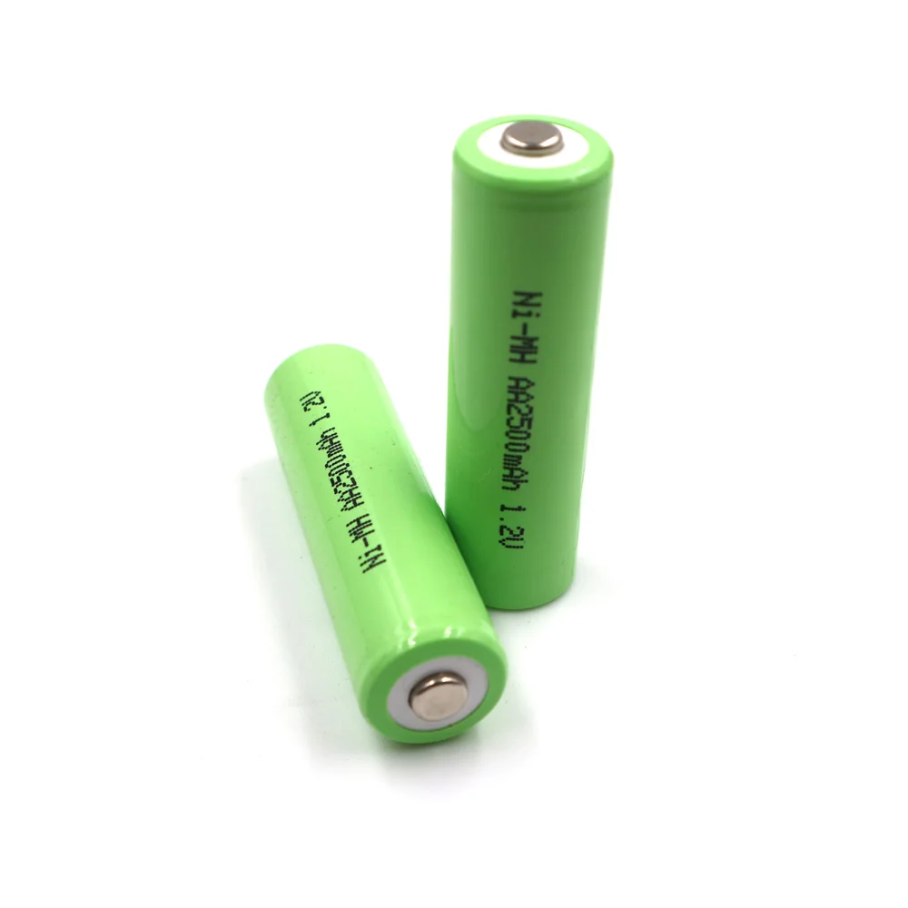 AA 2500mAh 10 шт. 2.5Ah перезаряжаемая батарея Ni-MH аккумуляторные батареи камера игрушечные часы фонарик дистанционное управление