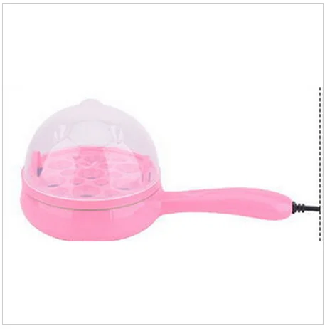 Многофункциональный бытовой миксер для приготовления яиц Мини-кровать электрическая сковорода - Цвет: Pink