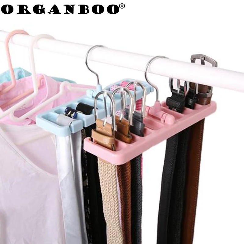 

1PC Multifuction Tie Belt Storage Rack Rotating Ties Hanger Holder Closet Organization Wardrobe Finishing Rack Space Saver