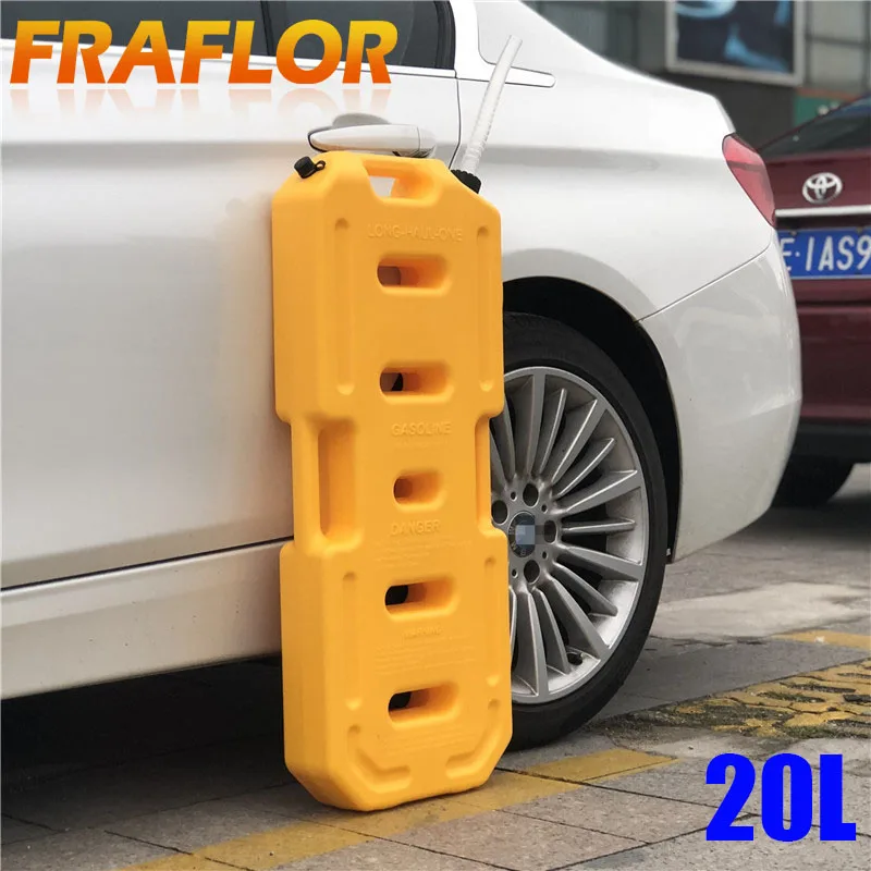 20L Litres 5.2 Gallon Jerrycan Gas Tank HDPE Gasoline Fuel Tank Can Flexible Spout Petrol Jerry Cans New Deposito De Combustible