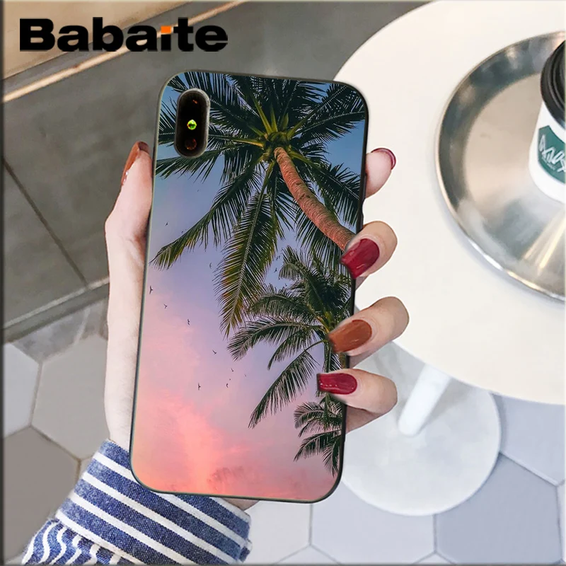 Summer popular Beach Ocean Coconut Trees