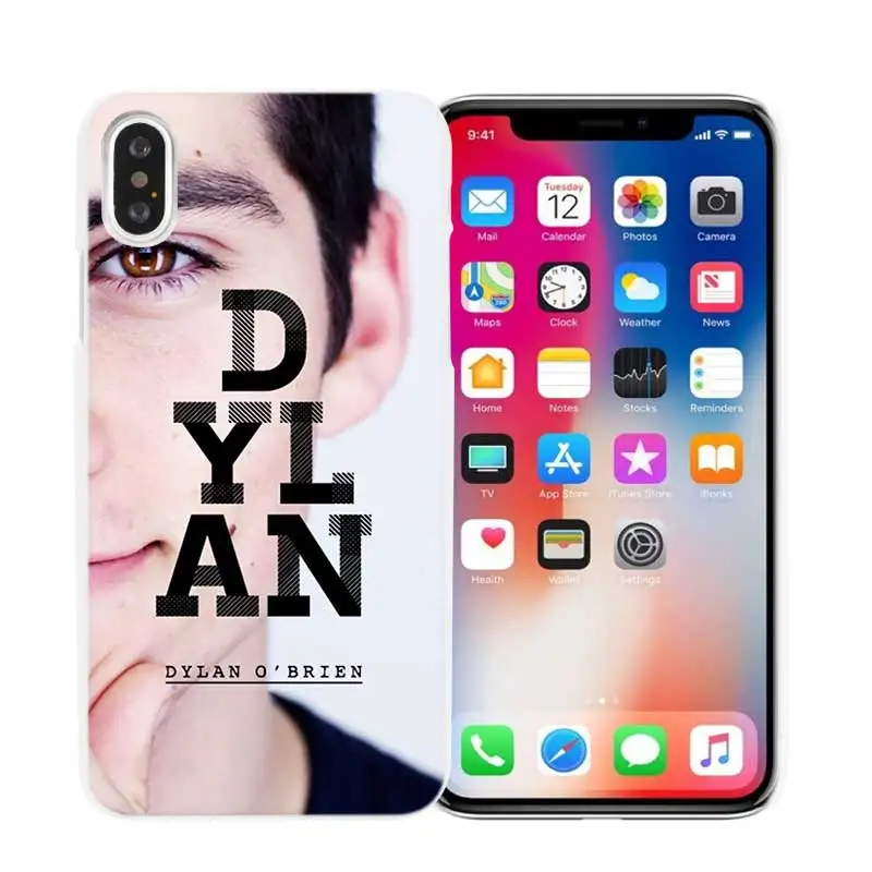 Teen Wolf Dylan Obrien чехол для телефона чехол для iPhone XR XS Max X 6 6S 7 8 Plus 5 5S SE 5C Жесткий PC Пластиковый Чехол бампер сумки - Цвет: 06
