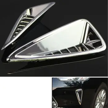 

2X ABS Car Front Outlet Trim Decoration Car Exterior Air Vent Cover Trim Sticker Fit For Toyota Camry 2015 Accessory Car Styling