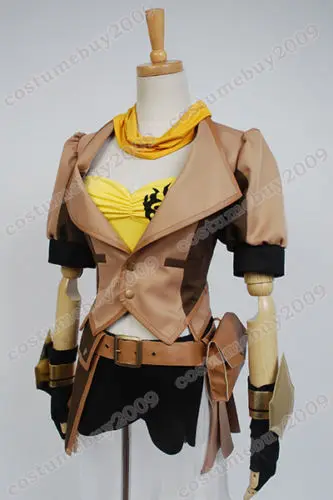 Yang Xiao Long Cosplay Costume for Women - Yellow Trailer Halloween Outfit image 6