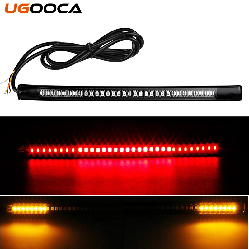 Гибкий автомобиль мотоцикл тормозных светильник 3528SMD 48LED номерной знак цвета