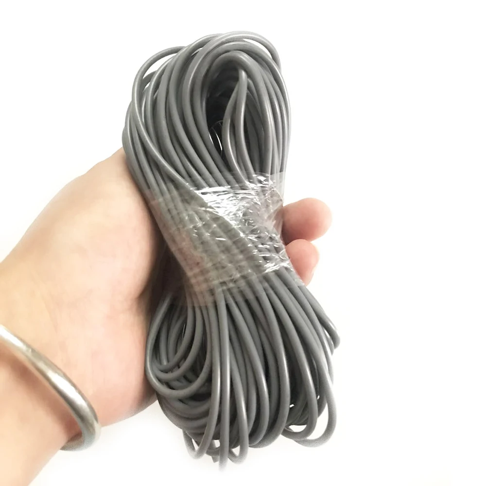 Черный кабель аудиосигнала 26AWG UL1533 одноядерный экранированный провод OD 1 95 мм