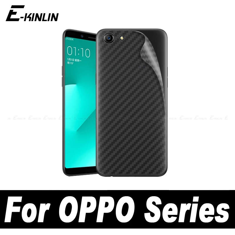 Soft 3D Carbon Fiber Back Cover Protective Film For Oppo A83 A79 A77