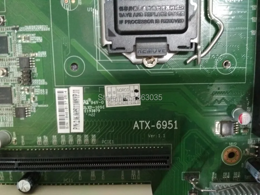 ATX-6951 Ver: 1,1 Промышленная материнская плата протестирована