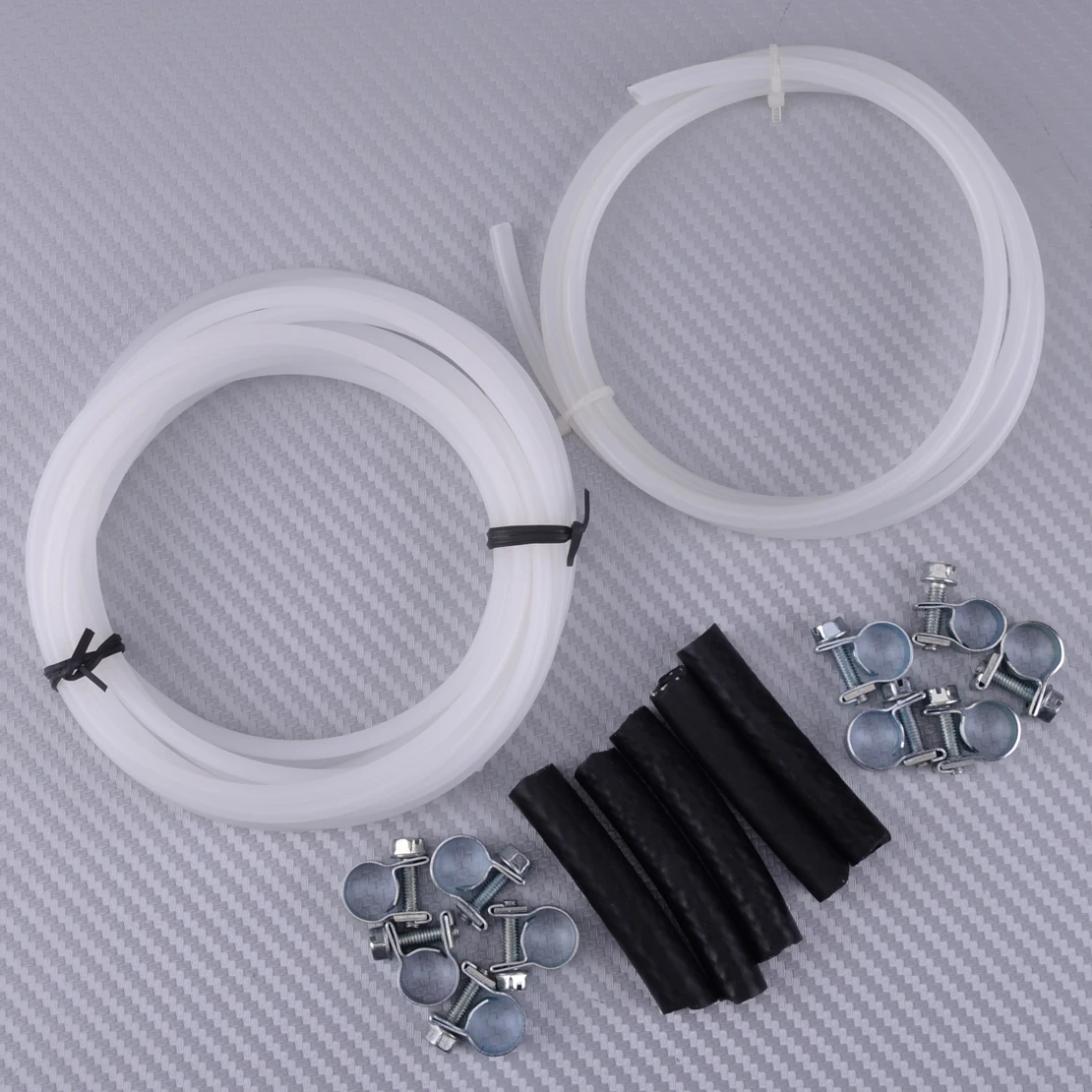 Dwcx Car White 4mm Fuel Pipe Hose Line Kit Replacement 89031118 Fit For
