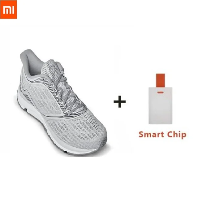 Оригинальные кроссовки Xiaomi Amazfit Antelope, светильник, умная обувь для спорта на открытом воздухе, Goodyear, резиновая, дышащая, Pk Mijia 2, умный дом - Цвет: gray 44 with chip