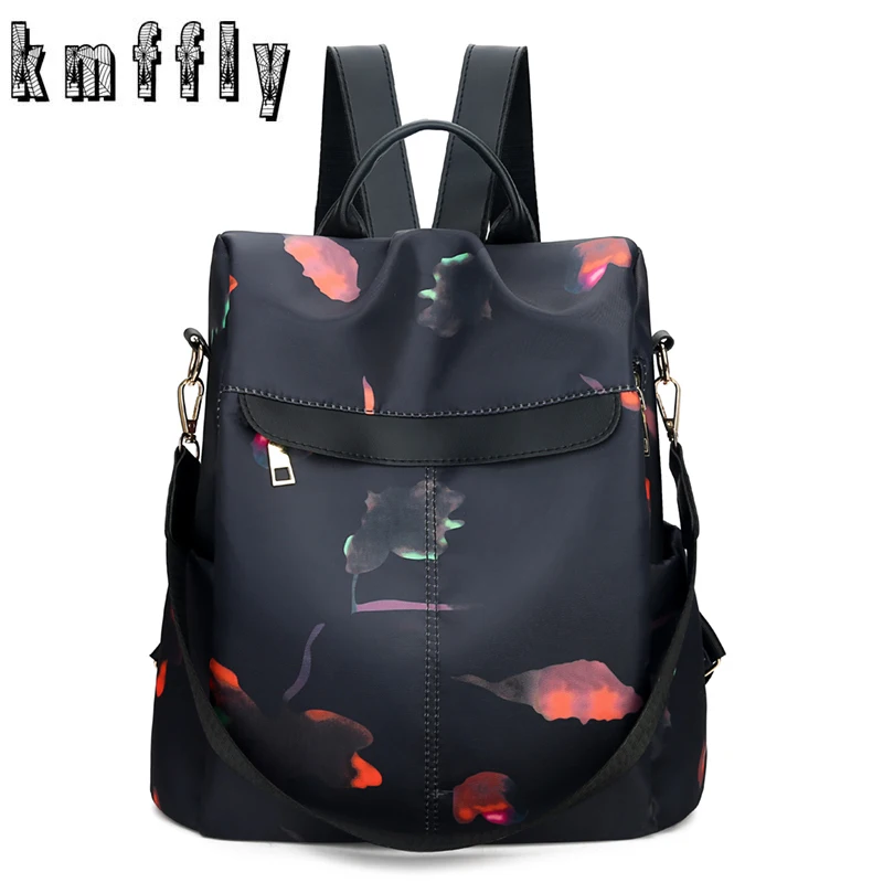 Anti-Theft Backpack Mochila School-Bags Black Girls Waterproof Fashion Feminina Oxford