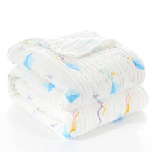 Детское хлопковое банное полотенце для новорожденных; осенне-зимнее утепленное одеяло; детское банное супер мягкое впитывающее полотенце