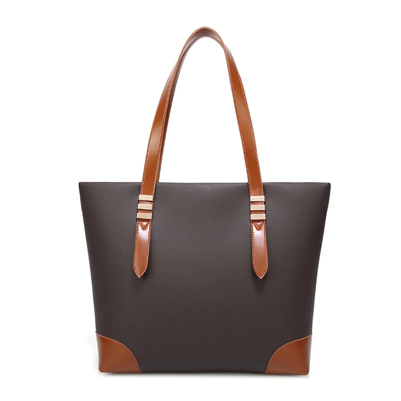 

Rhyme Bag Store Female 2019 Fashion New Ladies Bag Simple Stitching Shoulder Bag European And American Style Fashion Handbag