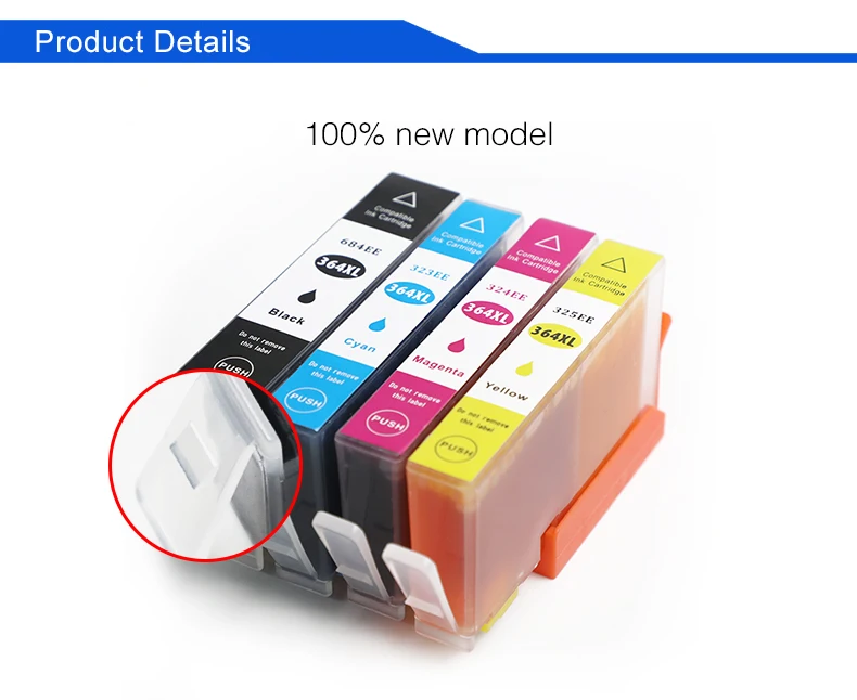 befon Compatible 364 XL Cartridge Replacement for HP 364 HP364 684EE Ink Cartridge Deskjet 3070A 5510 6510 B209a C510a Printer