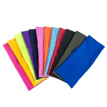 Йога Бег широкий Спортивный Пот Бег головная повязка в виде чалмы стрейч эластичный головной убор аксессуары для волос для женщин дамы