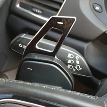Marca nuevo 2 uds aluminio del volante de dirección palanquitas de cambio de marchas se tipo apropiado para Audi A1 S1 A3 A4 A5 Q3 Q5 Q7 S3 R8 RS