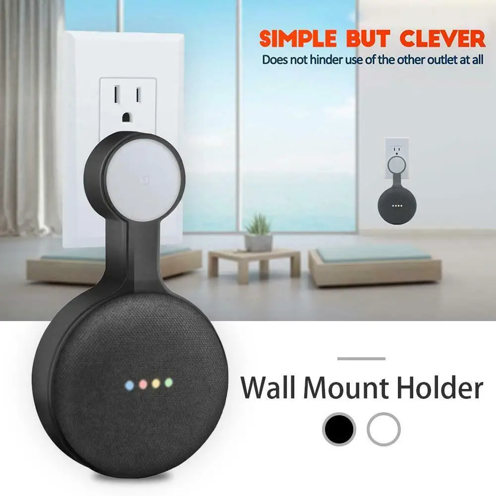 

Origina Outlet Wall Mount Hanger Stand For Google Home Mini Voice Assistant US Plug Home Kitchen Bathroom Bedroom Speaker Holder