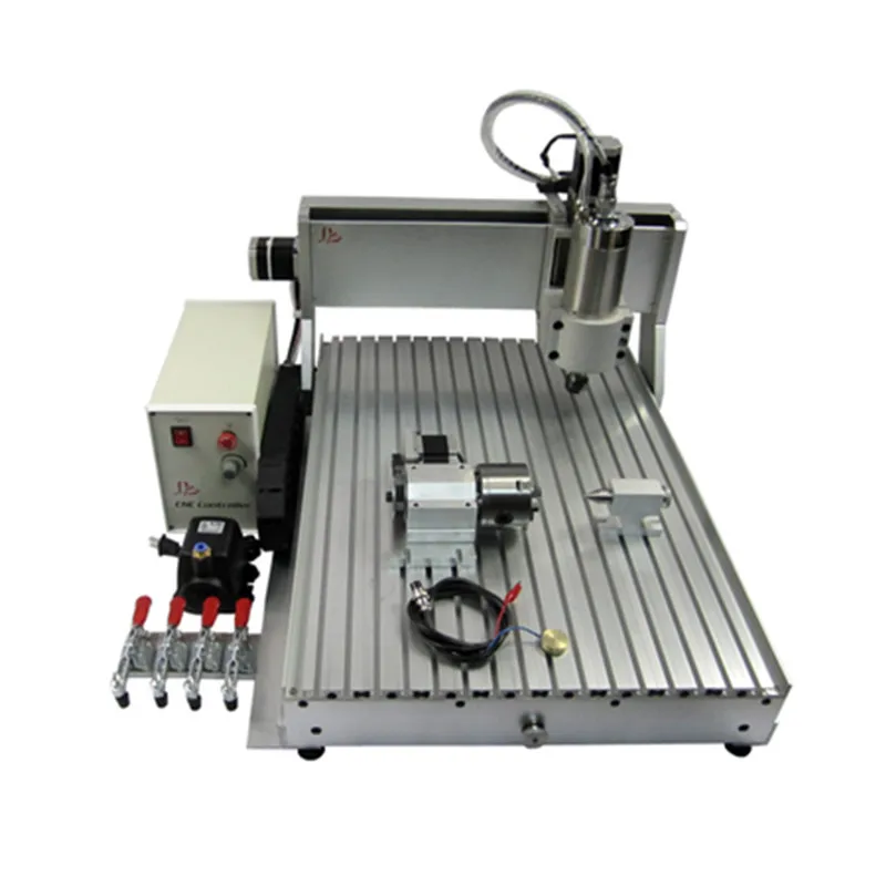 LY CNC 6040 Z-VFD 800W Spindle Wood Engraving Router Ball Screw Mini Engraver Water Cooling Milling Machine