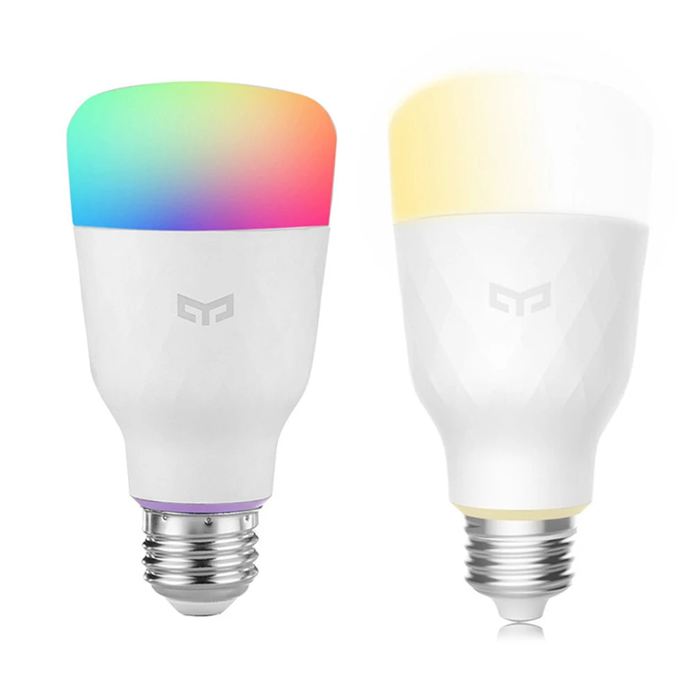 

Yeelight 2PCS E27 Wireless WiFi Control Smart Light Bulb Double-color Temperature / RGB