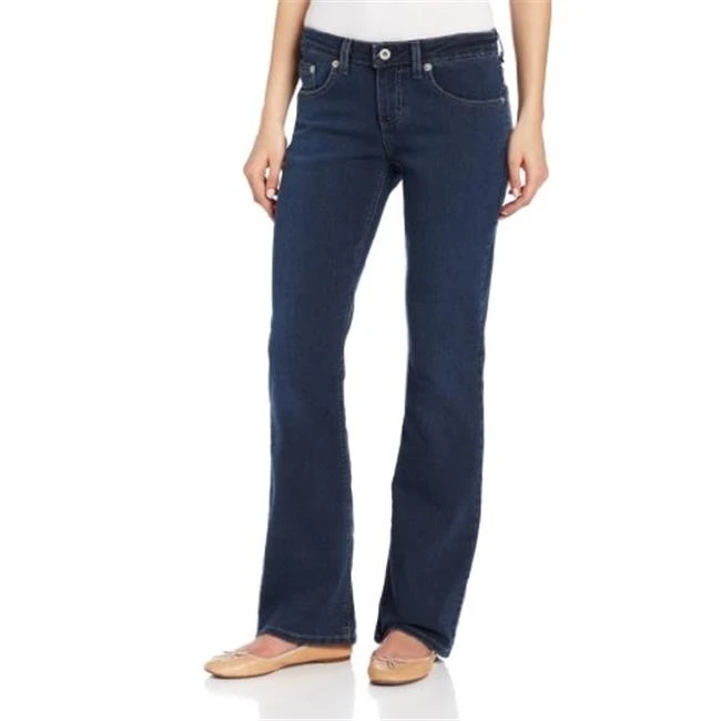 Dickies FD138MSW 14 LN Womens Relaxed Boot Cut Jean Medium Stone Wash 14 Long