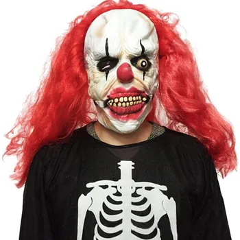

Halloween Party Cosplay Mask Funny Scary Ghost Clown Joker Full Face Costume