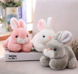 2022 15CM/20CM Kawaii lindo conejo Rosa animales conejos peluche juguetes para bebés niñas regalos de cumpleaños