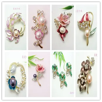 

MIX STYLE! Hot Cheap Fashion Freshwater Pearl Brooch Jewelry Jewellery Unique/Nice/Charmful/Costume Brooch Pins