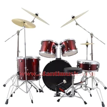 5 font b Drums b font 4 Cymbals Purple color Afanti font b Music b font