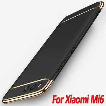 

For Xiaomi mi 6 case original xiaomi mi6 back cover hard protective phone cases blue black PC Hard xiaomi mi6 case cover 5.15"