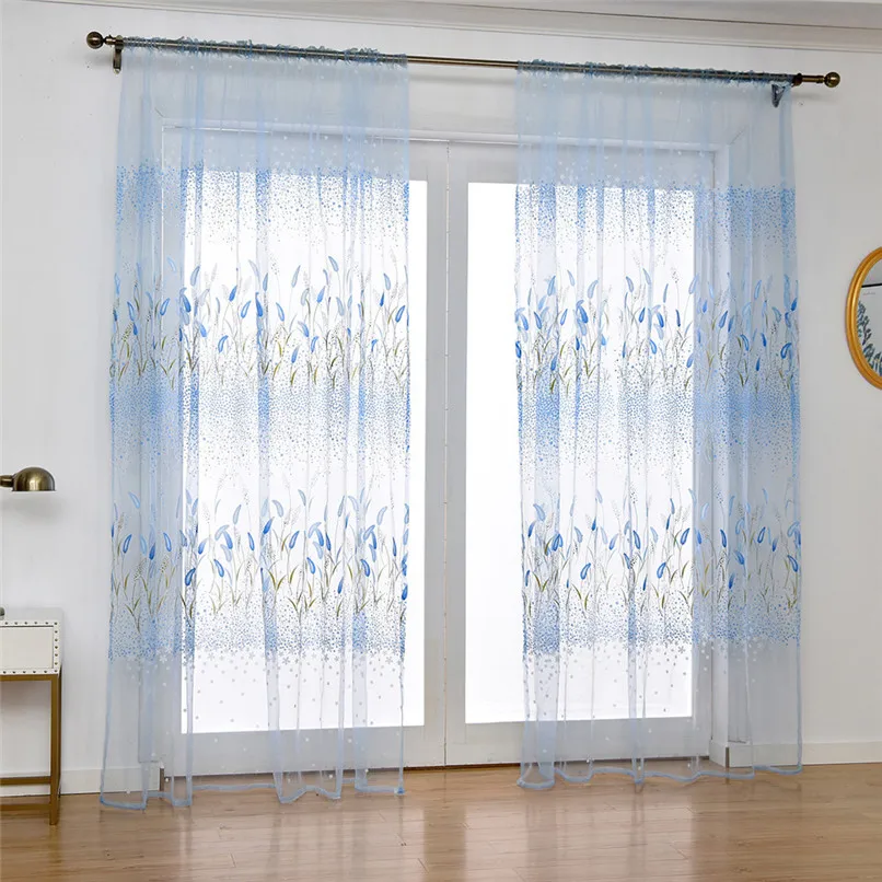 Leaves Sheer Curtain (10)
