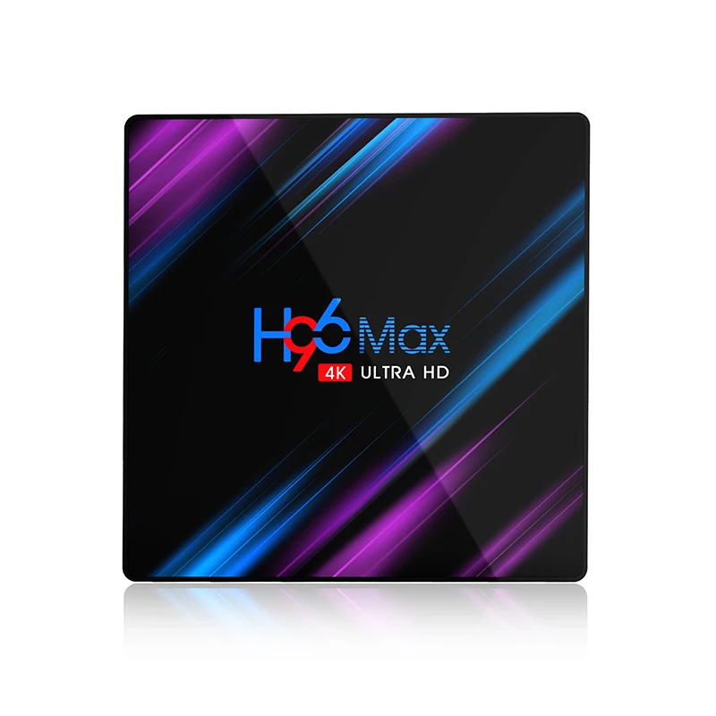 H96 MAX Android 9,0 ТВ приставка Rockchip RK3318 Четырехъядерный 4 Гб 64 Гб H.265 4 к 3D Google Play Netflix Youtube 5,8G WiFi BT медиаплеер