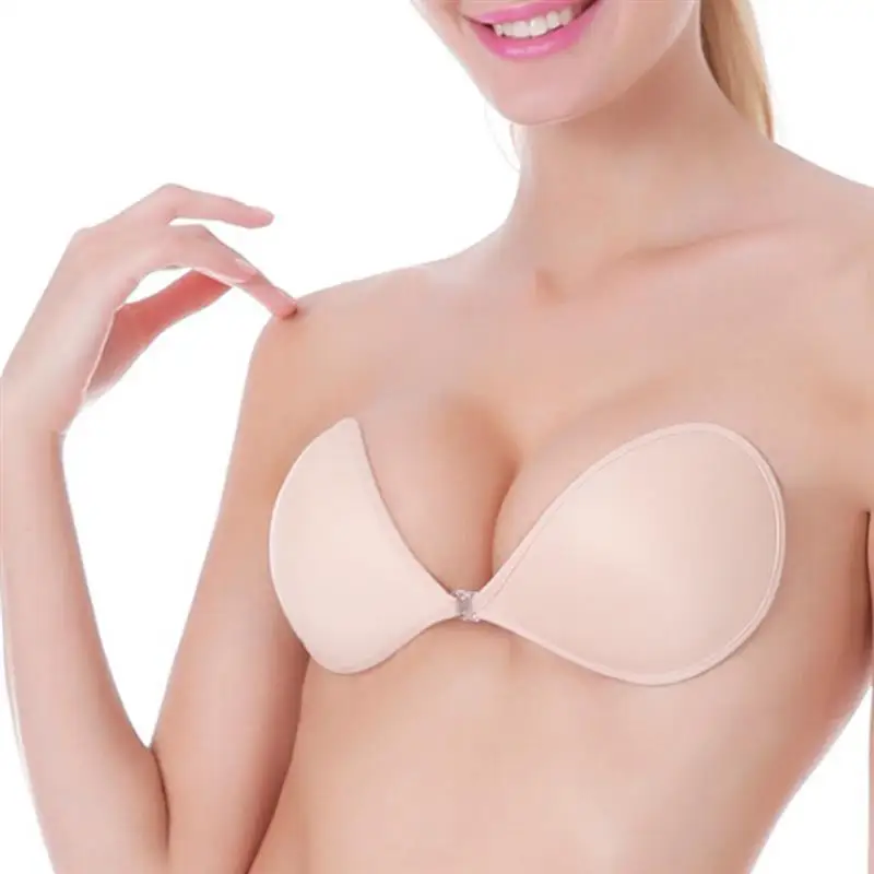 Sujetador Sin Espalda Pezoneras De Silicona Invisibles