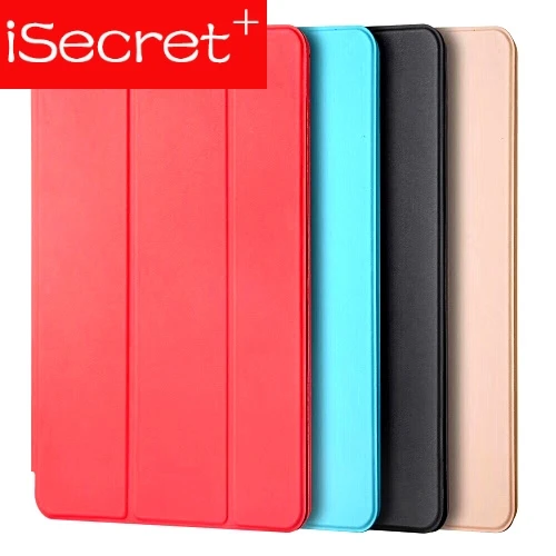 Умный чехол для iPad Mini4 Ультратонкий флип-чехол из искусственной кожи + Прозрачный