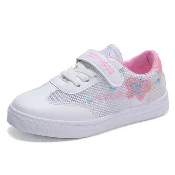 

2019 New Spring autumn child girls sneakers shoes comfy kids butterfly casual shoes size 25-36 girls Mesh shoes