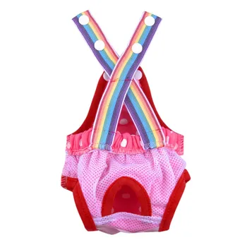 Dots Pet Dog Shorts Diaper Sanitary Physiological Pants Washable Female Short Panties For Pet Menstruation Underwear Briefs 4