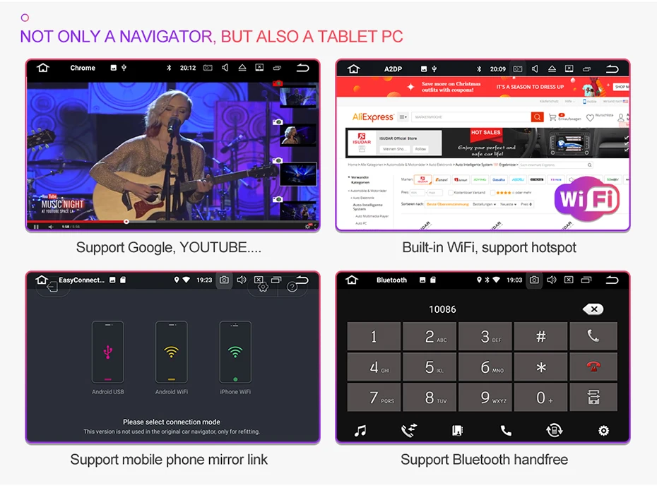 Best Isudar H80 Car Multimedia player Android 8.0 2 Din Autoradio For Peugeot 308/408 For Parrot Bluetooth Voice Control DSP GPS DVR 21