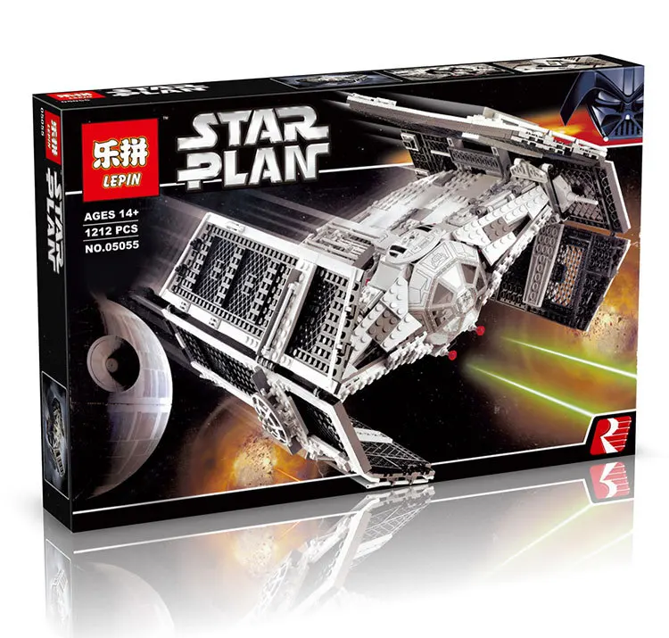

Vader's TIE Advanced 1212pcs Ultimate Collector's Series Set Building Bricks Block Lepin 10175 Star Battle