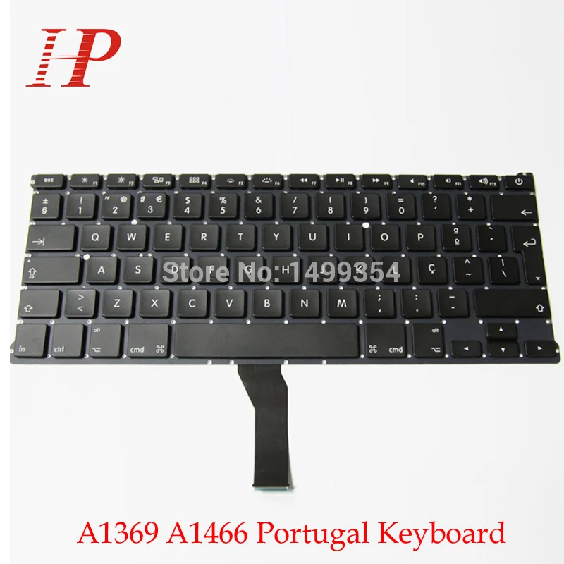 New A1369 A1466 Portuguese Keyboard For Apple Macbook Air 13'' A1466