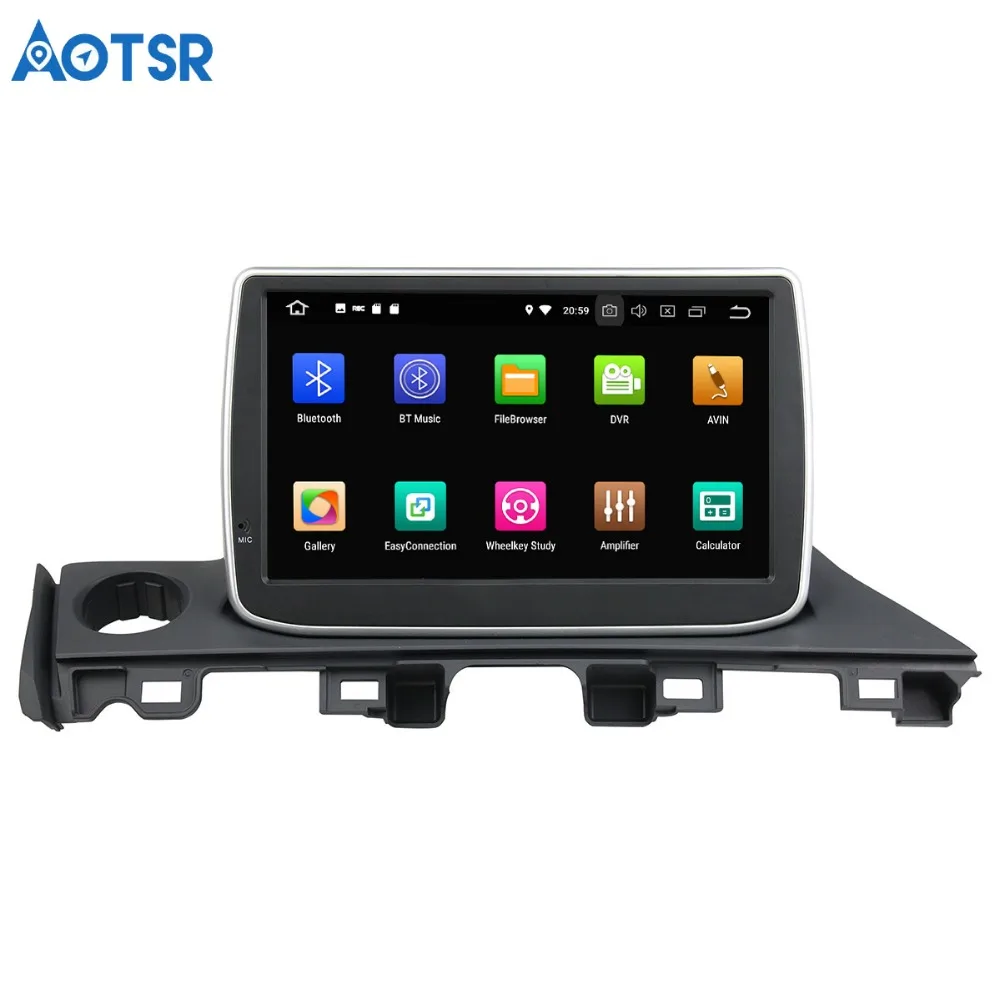 Cheap Aotsr Android 8.0 7.1 GPS navigation Car DVD Player For Mazda 6  Atenza 2017 multimedia radio recorder 2 DIN 4GB+32GB 2GB+16GB 4