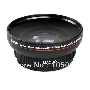 

62mm 0.45X Wide Angle Macro Conversion Lens for nikon canon pentax sony DV DSLR camera