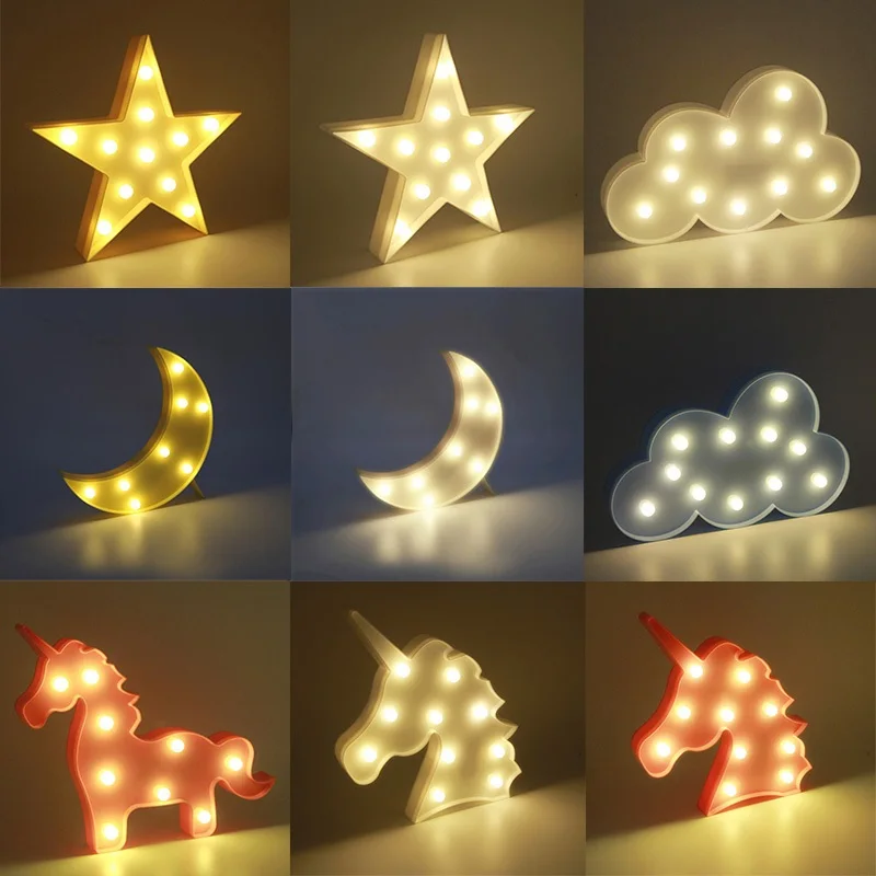 unicorn cloud moon