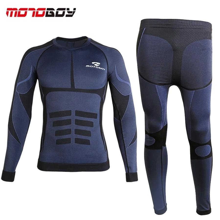 

Free shipping 1set Men's Fleece Lined Thermal Underwear Set Motorcycle Skiing Base Layer Winter Warm Long Johns Shirts