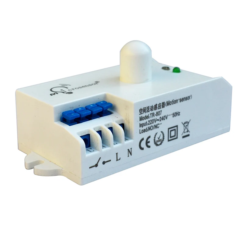 

Jiawen 5.8GHz HF systerm microwave motion sensor switch for lighting ,human body motion sensor switch ,220-240V,360 degree