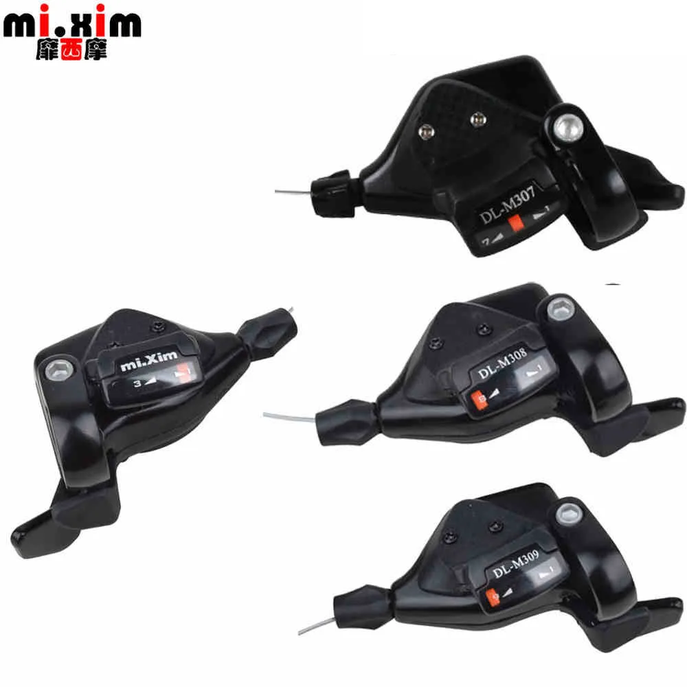 Mi.xim 7 Speed Shifter 8/24 Speed Bicycle Derailleur Shift Lever 9/27